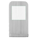 Supporto per smartphone in bamboo ricaricabile Claudie-Schizzi dello stand1