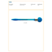 Stylo bille lumineux en plastique Emma-Croquis verticaux2