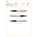 Stylo bille en plastique Cardiff-Croquis verticaux2