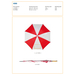 Parapluie grand golf en polyester 190T Rosemarie-Croquis verticaux1