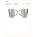 Set de 2 mugs recyclé Naya-Croquis verticaux2